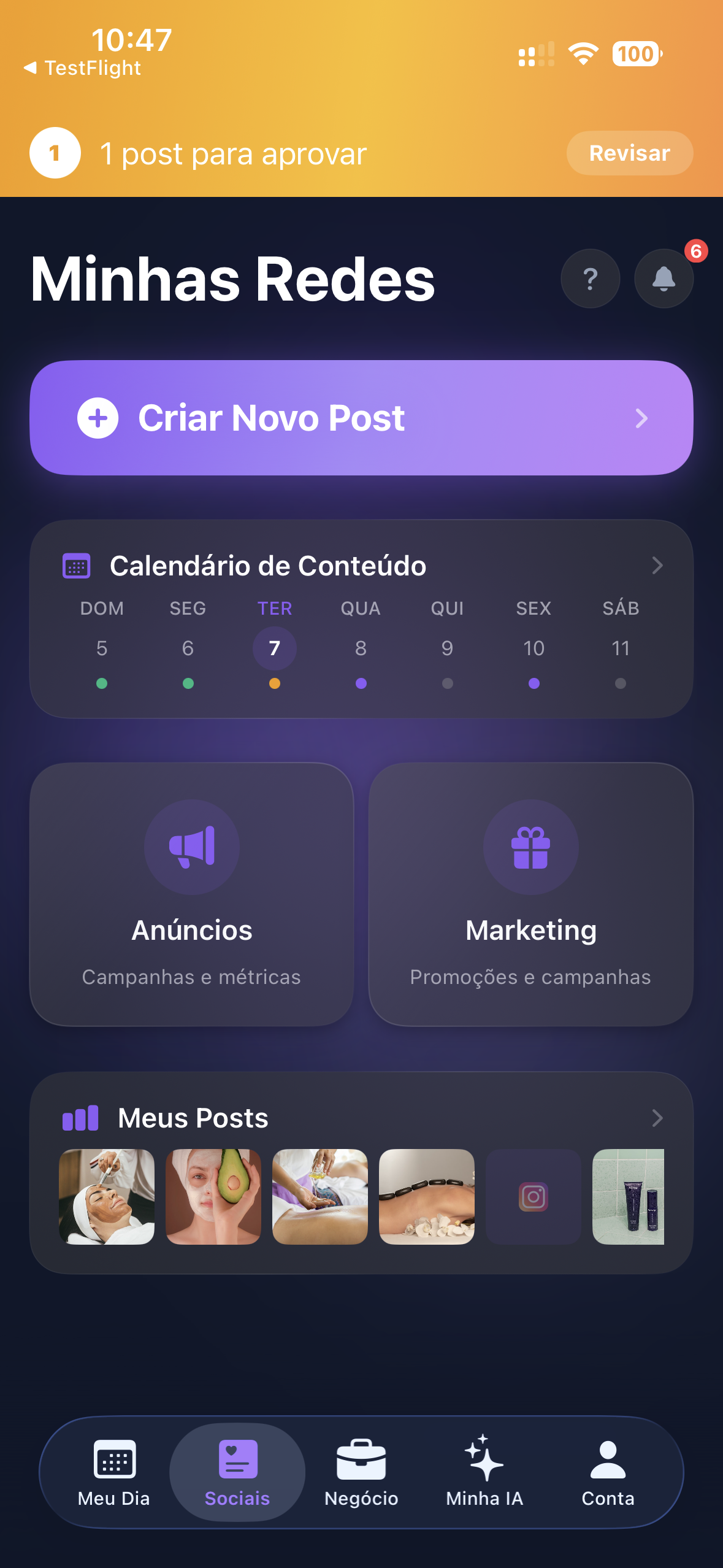 Redes sociais no